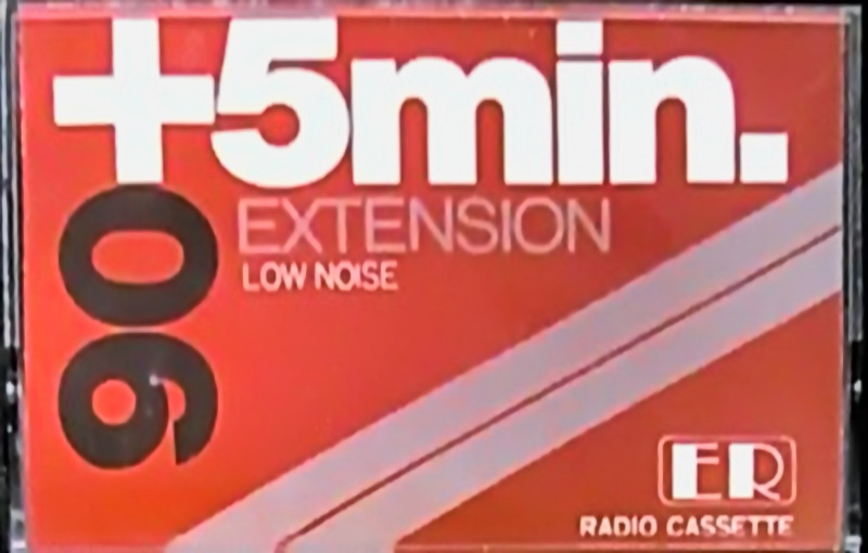 Compact Cassette Extension ER 90+5 Type I Normal 1981 Japan