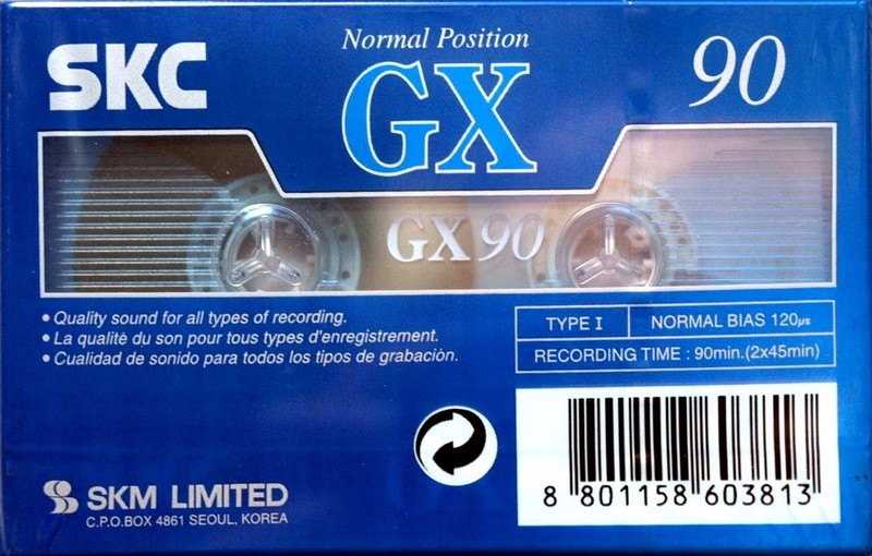 Compact Cassette: Sunkyong Magnetic Limited (SKM) SKC - GX 90