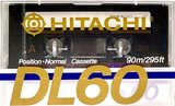 Compact Cassette Hitachi DL 60 Type I Normal 1985 Europe