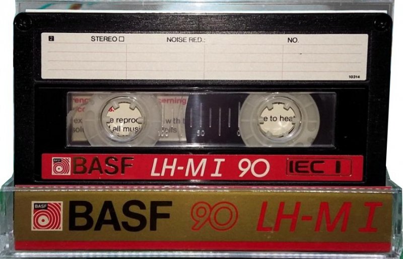 Compact Cassette BASF LH Maxima I 90 "LH-M I" Type I Normal 1985 Europe