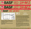 Compact Cassette BASF LH Maxima I 90 "LH-M I" Type I Normal 1985 Europe