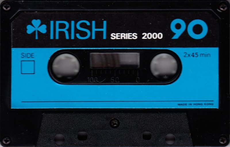 Compact Cassette Irish Series 2000 90 Type I Normal 1982 Hong Kong