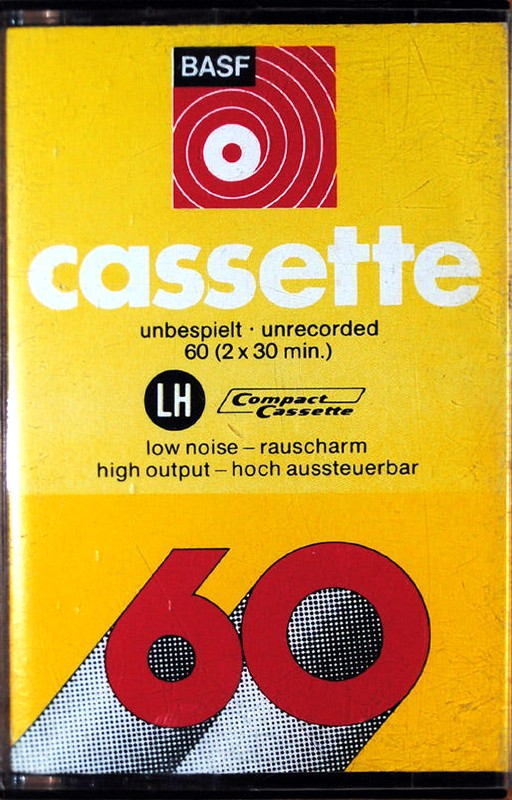 Compact Cassette BASF LH 60 Type I Normal 1973 Germany