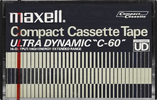 Compact Cassette Maxell UD 60 Type I Normal 1970 Worldwide
