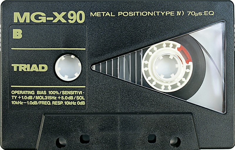 Compact Cassette: Taiyo Yuden Triad - MG-X 90