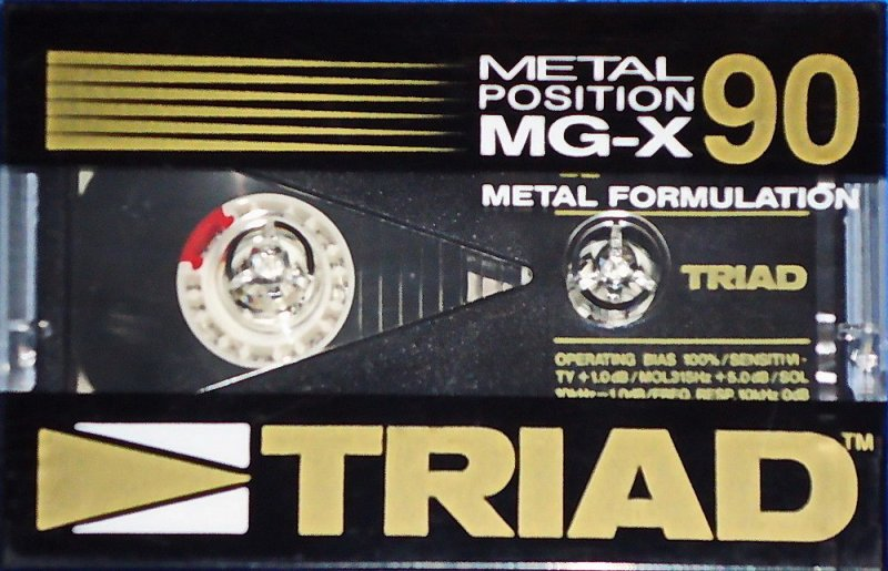 Compact Cassette: Taiyo Yuden Triad - MG-X 90