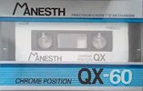 Compact Cassette Manesth QX 60 Type II Chrome France