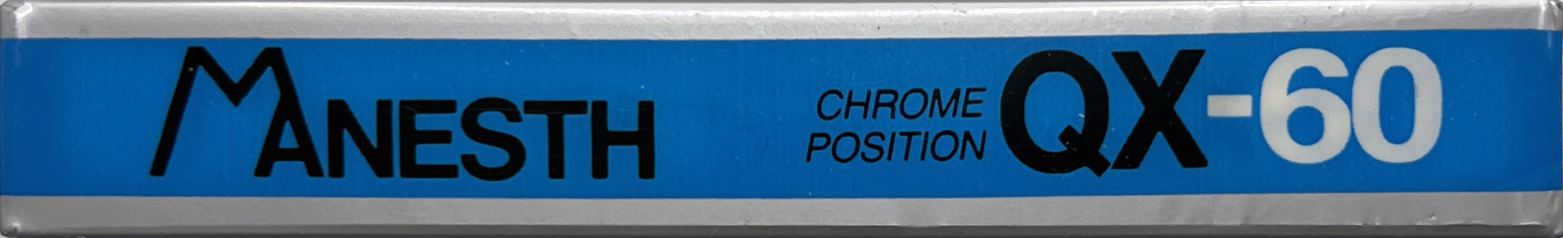 Compact Cassette Manesth QX 60 Type II Chrome 1989 France