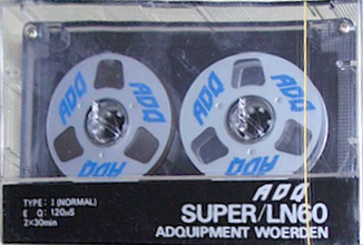Compact Cassette ADQ 60 "Super LN" Type I Normal Netherlands