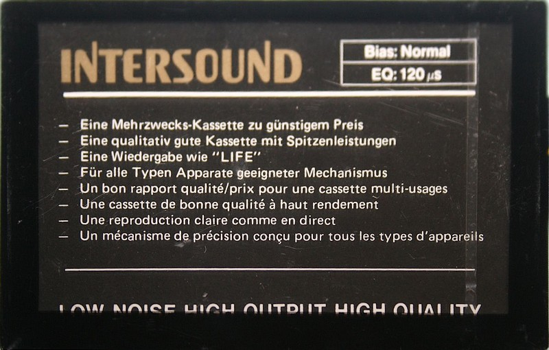 Compact Cassette:  Intersound -  90