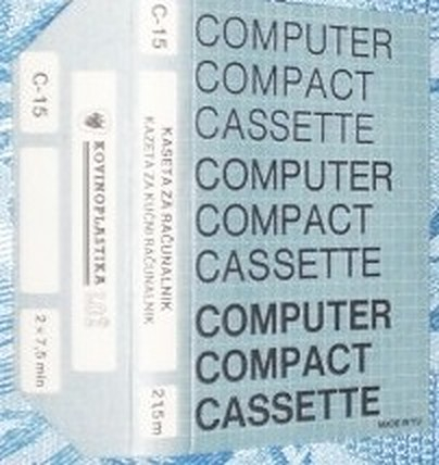 Compact Cassette Lož 15 Computer Cassette Yugoslavia