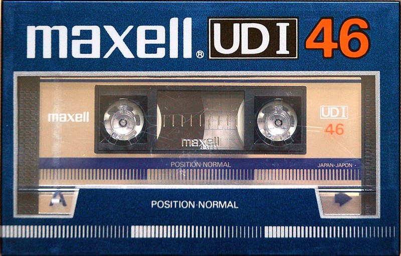 Compact Cassette Maxell UDI / UD1 46 Type I Normal 1985 Japan