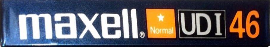 Compact Cassette Maxell UDI / UD1 46 Type I Normal 1985 Japan