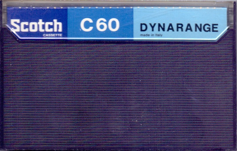 Compact Cassette Scotch Dynarange 60 Type I Normal 1975 Europe