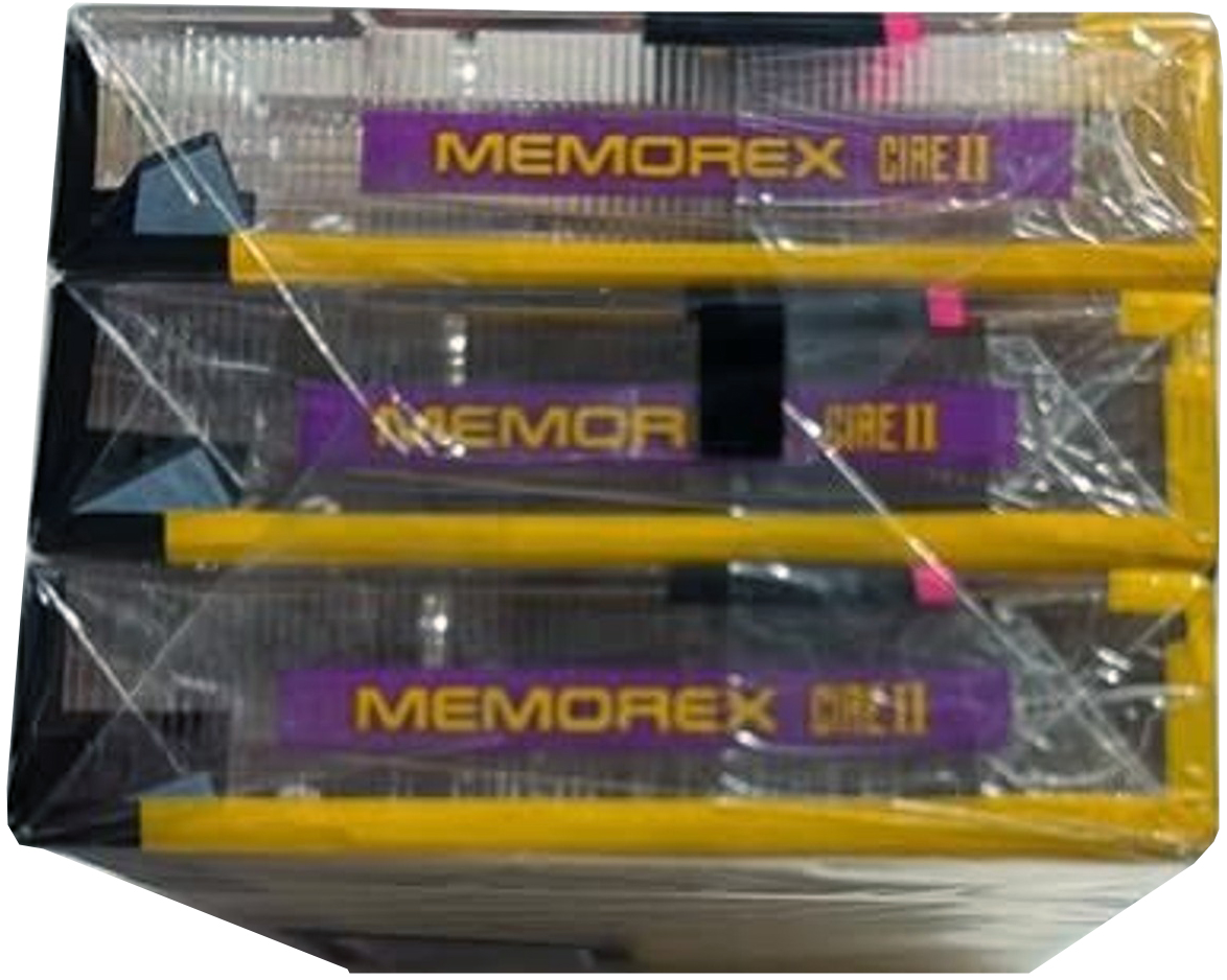 3 pack Memorex Cire 90 Type II Chrome 1991 USA