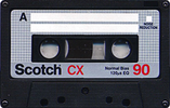 Compact Cassette Scotch CX 90 Type I Normal 1982 Europe