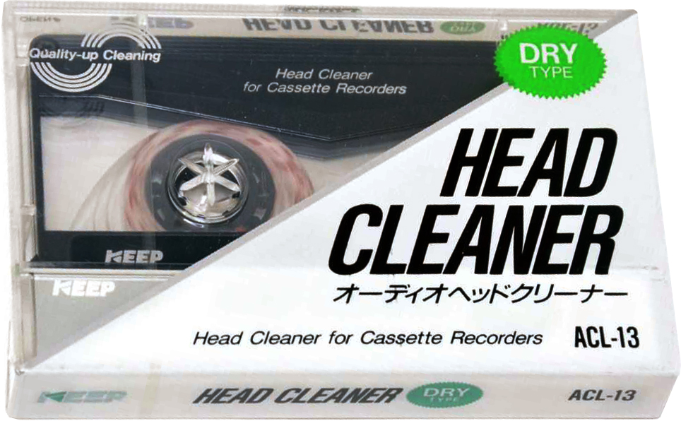 Compact Cassette KEEP "ACL-13" Cleaning Cassette 1992 Japan