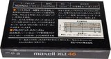 Compact Cassette Maxell XLI 46 Type I Normal 1986 Japan