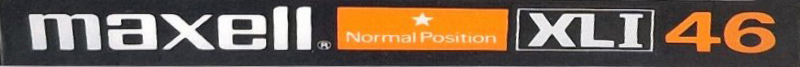 Compact Cassette Maxell XLI 46 Type I Normal 1986 Japan
