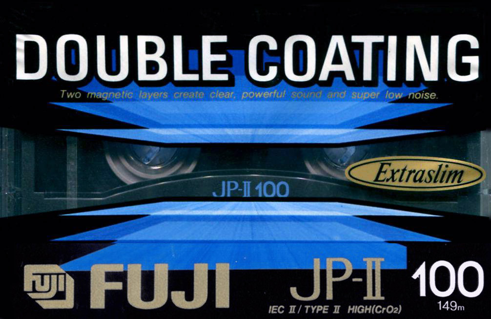 Compact Cassette Fuji JP-II 100 Type II Chrome 1992 Europe