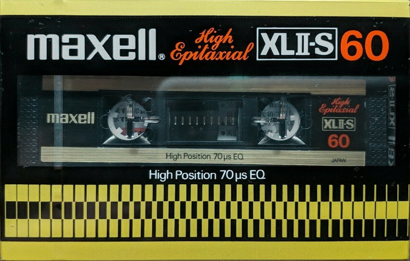 Compact Cassette Maxell XLII-S 60 Type II Chrome 1982 Japan