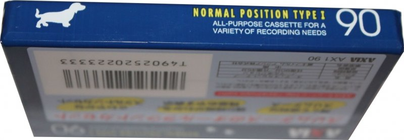 Compact Cassette AXIA AX1 90 Type I Normal 2000 Japan