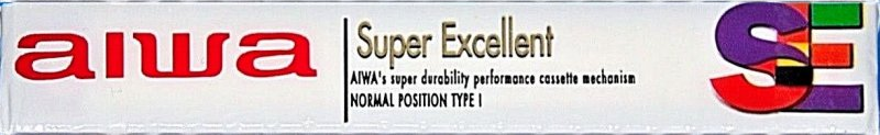 Compact Cassette Aiwa FRC 60 "SE Super Excellent" Type I Normal 1988 Europe