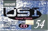 Compact Cassette Maxell US 54 "USI 54" Type I Normal 1990 Japan