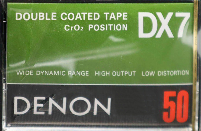 Compact Cassette Denon DX7 50 Type II Chrome 1978 Japan