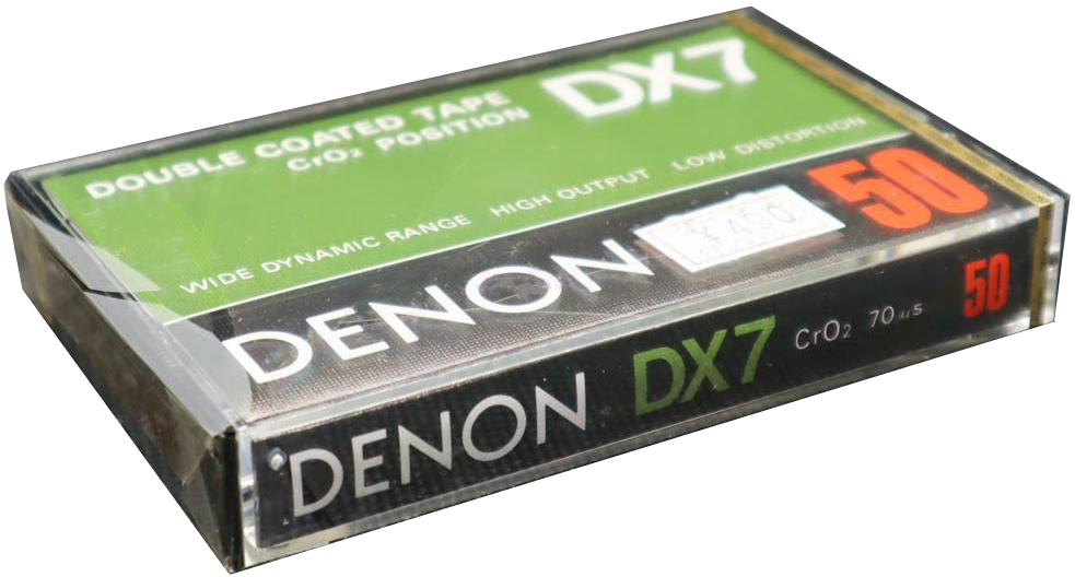 Compact Cassette Denon DX7 50 Type II Chrome 1978 Japan