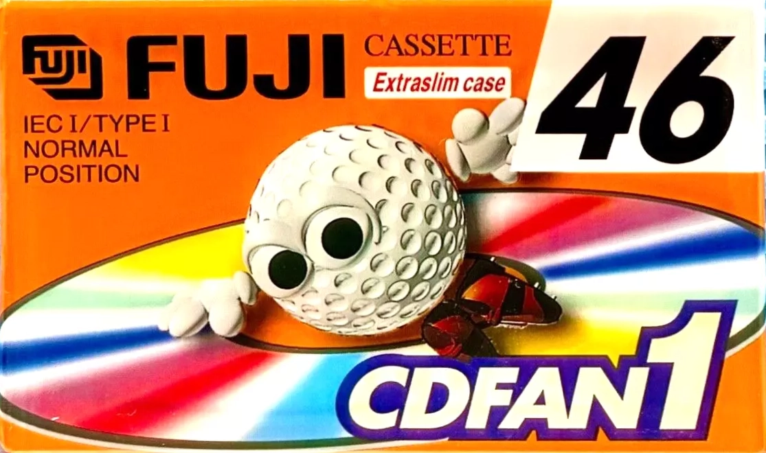 Compact Cassette Fuji CDFAN 46 "CDFAN1 46 U A" Type I Normal 1998 North America