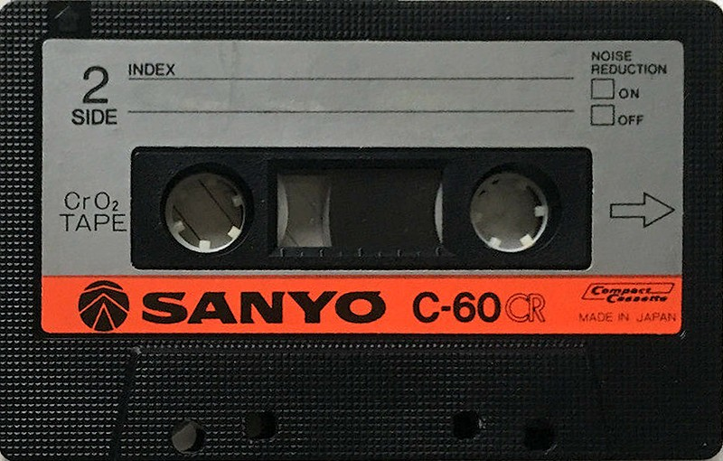Compact Cassette Sanyo CR 60 Type II Chrome 1978 Europe