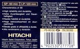 Video8, Hi8, Digital8 Hitachi 60 "Metal SE" Type IV Metal 1990 Europe