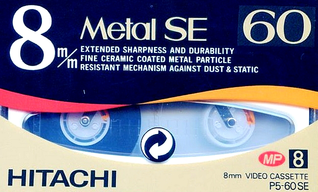 Video8, Hi8, Digital8 Hitachi 60 "Metal SE" Type IV Metal 1990 Europe