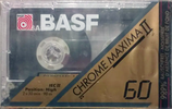 Compact Cassette BASF Chrome Maxima II 60 "with pic" Type II Chrome 1992 Europe