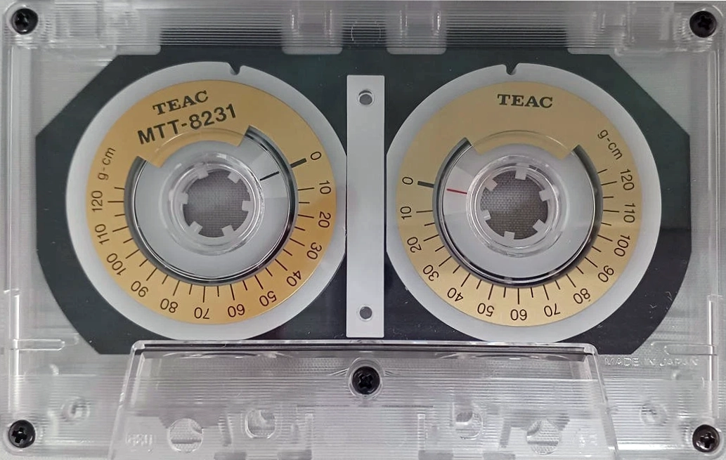 Compact Cassette Teac MTT "8231 Torque meter" Test Cassette Japan