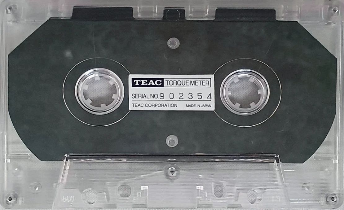 Compact Cassette Teac MTT "8231 Torque meter" Test Cassette Japan