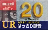 Compact Cassette Maxell UR 20 "UR-20L" Type I Normal 2007 Japan