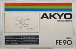 Compact Cassette Akyo 90 "FE" Type I Normal 1992 Europe