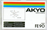 Compact Cassette Akyo 90 "FE" Type I Normal Europe