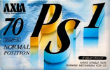 Compact Cassette AXIA PS-I / PS-1 70 "PS1F 70" Type I Normal 1993 Japan