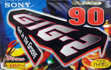Compact Cassette Sony GIG-2 90 "C-90GIG2A" Type II Chrome 1996 Japan