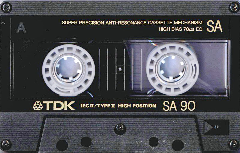 Compact Cassette TDK SA 90 Type II Chrome 1988 Australia, Europe