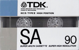 Compact Cassette TDK SA 90 Type II Chrome 1988 Australia, Europe