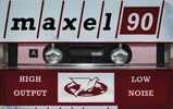 Compact Cassette Maxel 90 Type I Normal Hong Kong