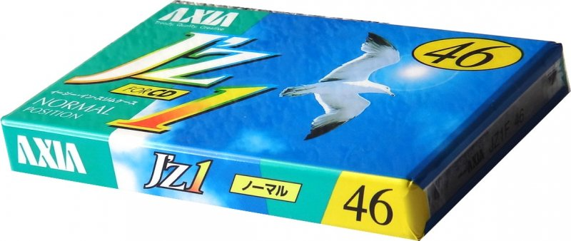 Compact Cassette AXIA J`z 1 46 "JZ1F 46" Type I Normal 1996 Japan