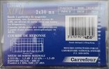 Compact Cassette Carrefour XD-II 60 Type II Chrome France