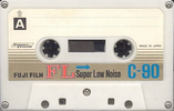 Compact Cassette Fuji Film FL 90 Type I Normal 1974 Japan