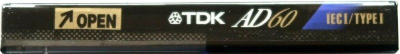 Compact Cassette TDK AD 60 "AD-60" Type I Normal 1992 Thailand