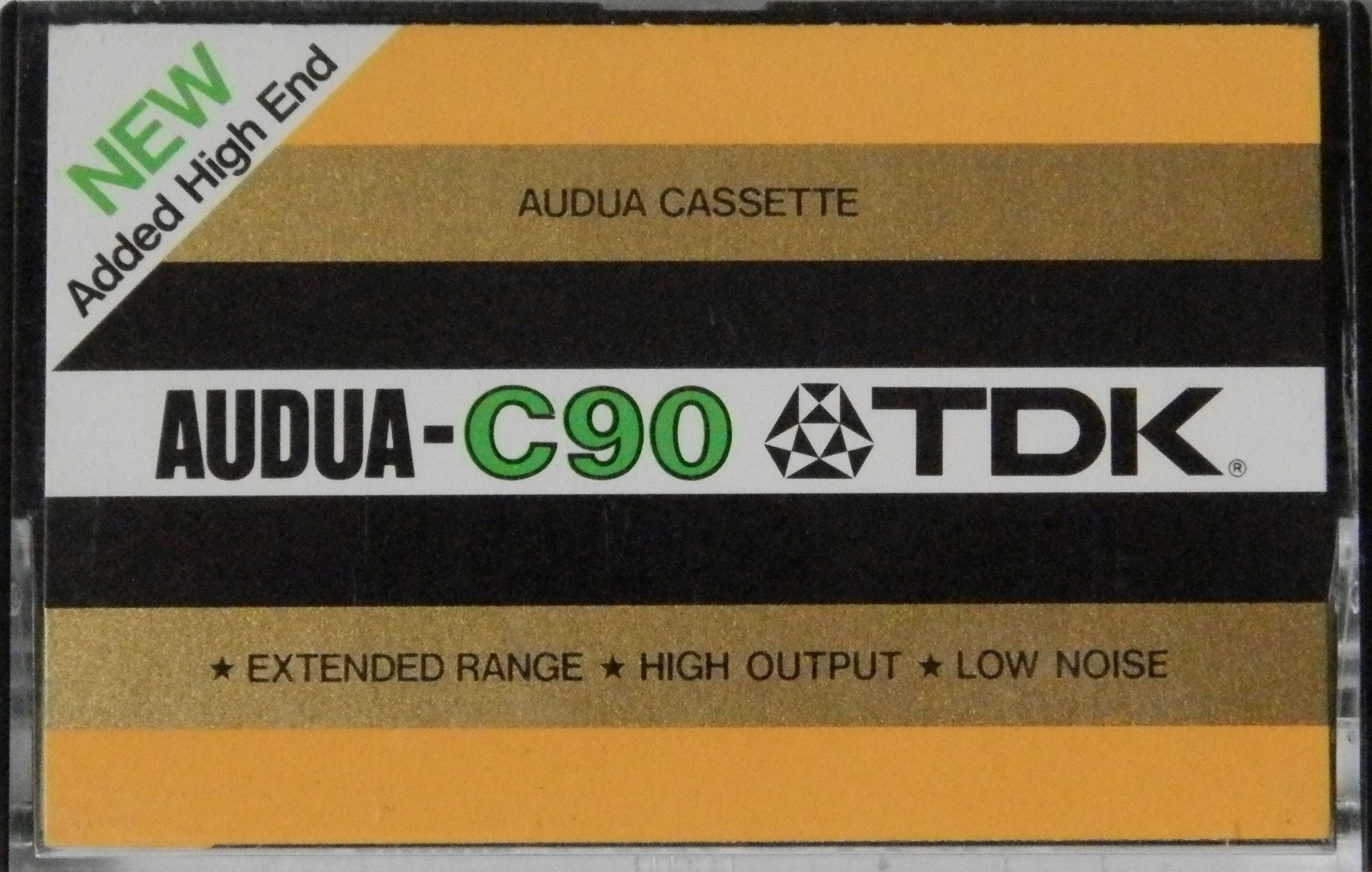 Compact Cassette TDK Audua 90 Type I Normal 1975 Europe, USA